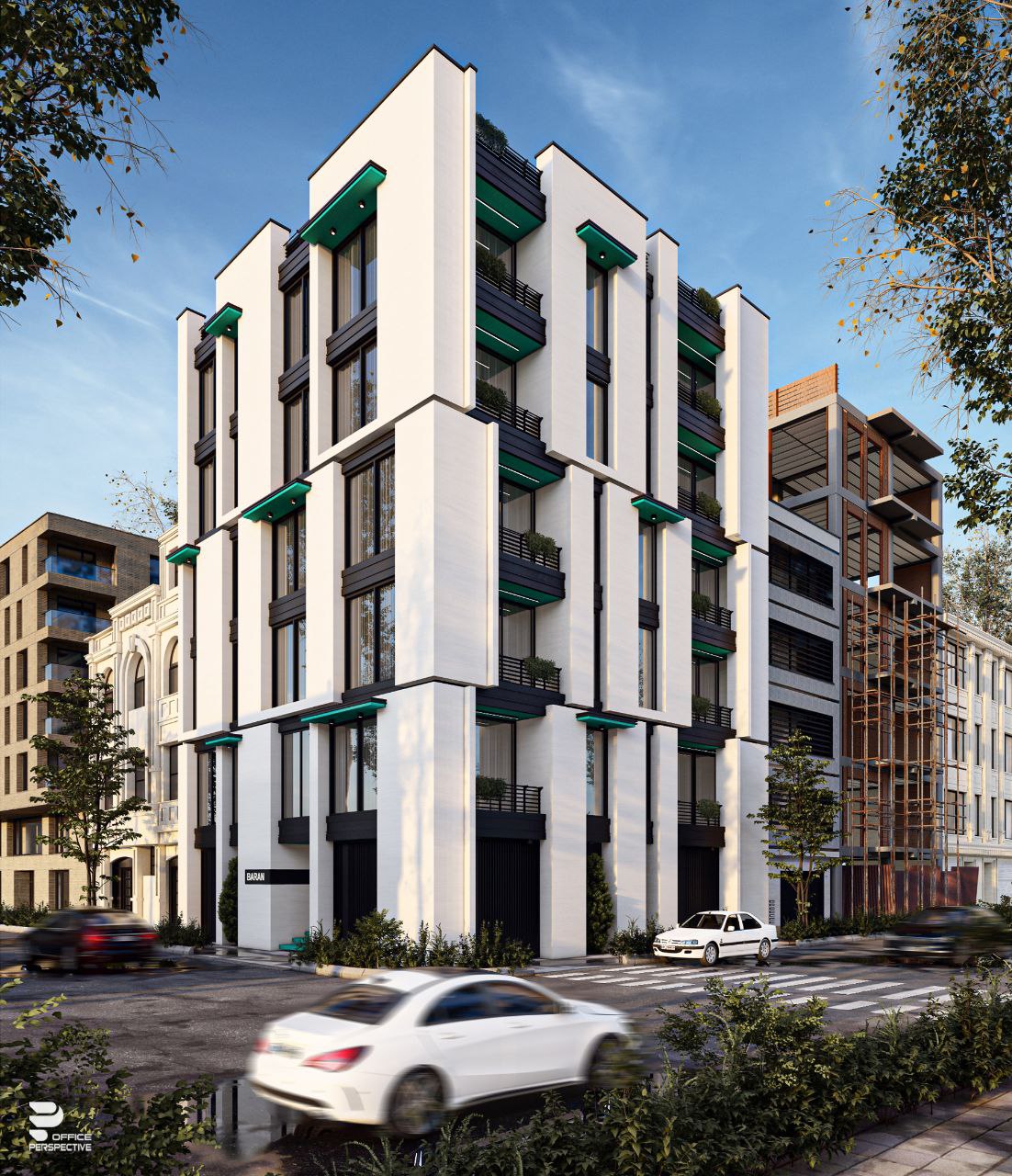 آپارتمان مسکونی باران | معرفی پروژه