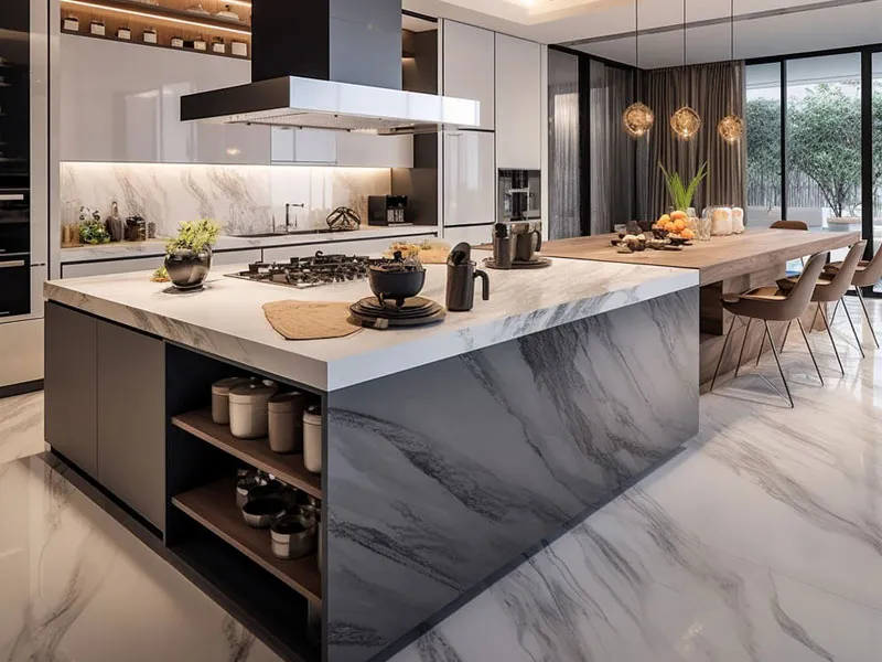 طراحی آشپزخانه ویلا | اصول و سبک های کاربردی