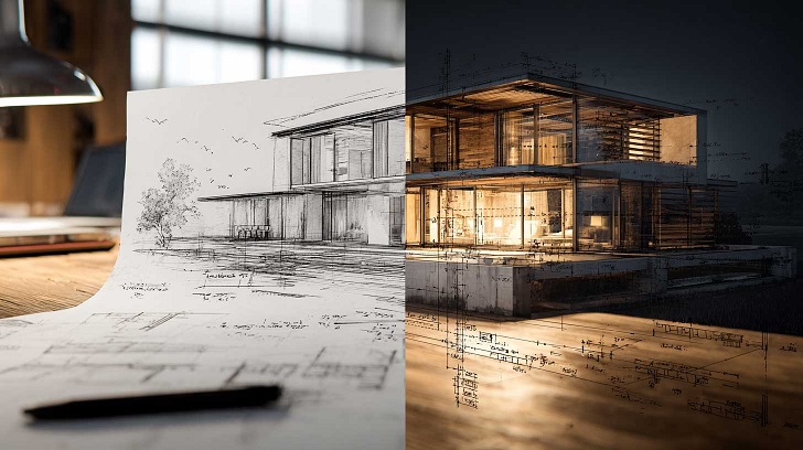 تفاوت نقشه فاز یک و فاز دو معماری در چیست؟